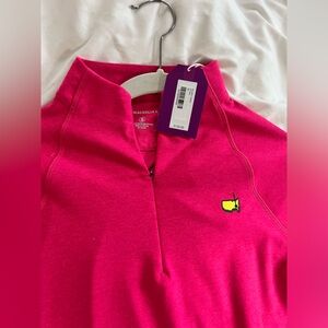 Masters magnolia lane tech quarter zip (pink)